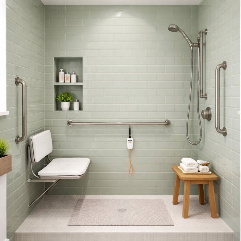Senior Shower Installation in Stow, OH