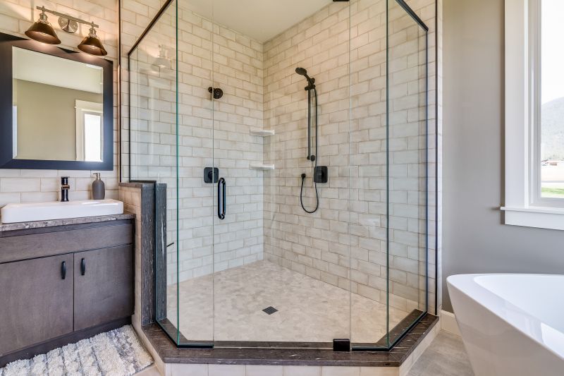 Small Bathroom with Corner Shower