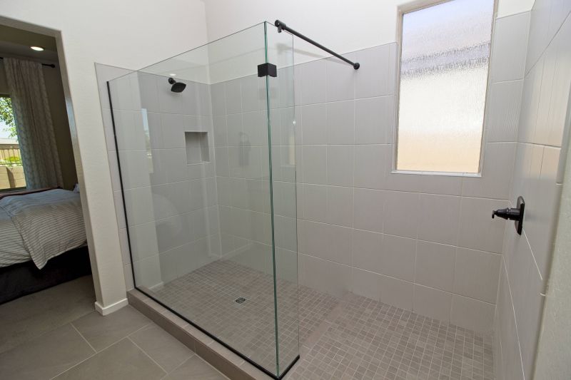 Recessed Shower Area